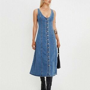 Princess Polly Blue Denim Dress.
